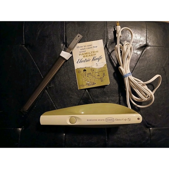 Hamilton Beach Electric Knife Green Vintage‎ 1084 Collectible #93B5 - Picture 1 of 11